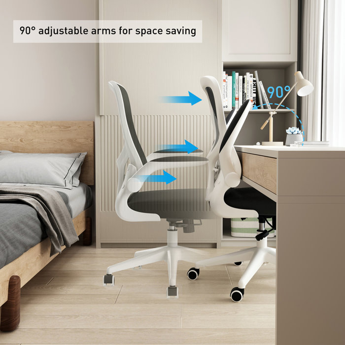 Inbox Zero Faye Ergonomic Polyurethane Commercial Use Task Chair